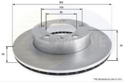 COMLINE Disc frana OPEL MOVANO B platou / sasiu (2010 - 2016) COMLINE ADC2701V