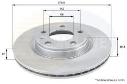 COMLINE Disc frana AUDI A4 Avant (8ED, B7) (2004 - 2008) COMLINE ADC1412V