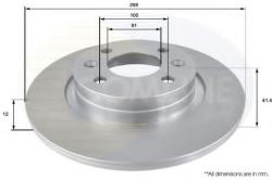 COMLINE Disc frana DACIA LOGAN (LS) (2004 - 2016) COMLINE ADC2709