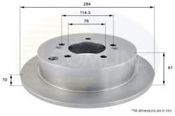 COMLINE Disc frana HYUNDAI SANTA FE I (SM) (2000 - 2006) COMLINE ADC1036