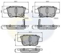 COMLINE Set placute frana, frana disc TOYOTA AVENSIS (T25) (2003 - 2008) COMLINE CBP31141