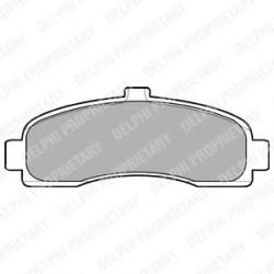 DELPHI Set placute frana, frana disc NISSAN MICRA II (K11) (1992 - 2003) DELPHI LP779