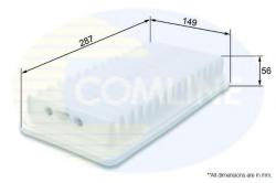 COMLINE Filtru aer TOYOTA COROLLA (CDE12, ZZE12, NDE12, ZDE12) (2001 - 2007) COMLINE CTY12095