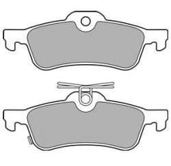 DELPHI Set placute frana, frana disc HONDA CIVIC IX Hatchback (FK) (2012 - 2016) DELPHI LP3147