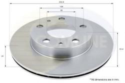 COMLINE Disc frana FIAT DUCATO platou / sasiu (230) (1994 - 2002) COMLINE ADC1536V