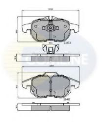 COMLINE Set placute frana, frana disc OPEL ASTRA H (L48) (2004 - 2016) COMLINE CBP01137