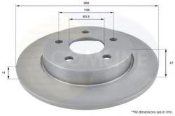 COMLINE Disc frana FORD FOCUS II Combi (DA) (2004 - 2012) COMLINE ADC1228