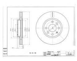 DELPHI Disc frana OPEL CORSA C (F08, F68) (2000 - 2009) DELPHI BG3569