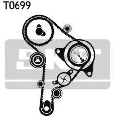 SKF Set pompa apa + curea dintata VW NEW BEETLE (9C1, 1C1) (1998 - 2010) SKF VKMC 01251