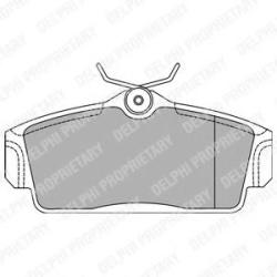 DELPHI Set placute frana, frana disc NISSAN ALMERA II (N16) (2000 - 2016) DELPHI LP1435