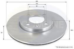 COMLINE Disc frana VW GOLF IV Cabriolet (1E7) (1998 - 2002) COMLINE ADC1410V