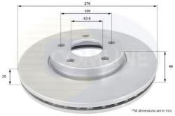 COMLINE Disc frana FORD GRAND C-MAX (DXA) (2010 - 2016) COMLINE ADC1912V