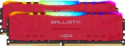 Crucial Ballistix RGB 32GB (2x16GB) DDR4 3000MHz BL2K16G30C15U4BL/WL/RL