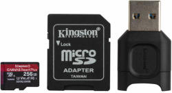 Kingston microSDXC Canvas React Plus 256GB C10/UHS-II/U3 MLPMR2/256GB/MKMS256GCRP