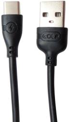  Cablu date/incarcare rapida Golf Wine Glass GC-63T USB 2.0 la USB Type C, 2A, 1 m, negru