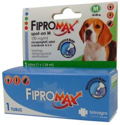 FIPROMAX Spot-On M-es rácsepegtető oldat kutyáknak A. U. V. 1 db