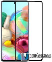 Nillkin SAMSUNG Galaxy Note10 Lite (SM-N770F), Galaxy A71 (SM-A715F), Galaxy A71 5G (SM-A716F), NILLKIN 3D CP+ MAX üvegfólia, 9H, 0, 3mm, Full cover, Fekete