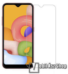  SAMSUNG Galaxy A01 (SM-A015F), Üvegfólia, 0, 3mm vékony, 9H, Sík részre