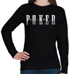 printfashion Poker - Női pulóver - Fekete (2392219)