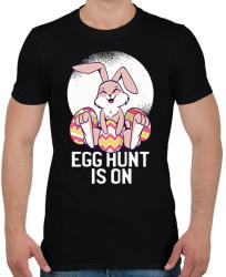 printfashion Egghunter - Férfi póló - Fekete (2402080)