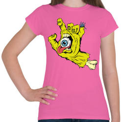 printfashion Zombikéz - Női póló - Rózsaszín (2365780)