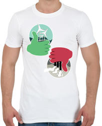 printfashion Óvd a természetet! - Férfi póló - Fehér (2398450)