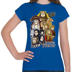 printfashion Trónok Harca - Női póló - Királykék (2390094)