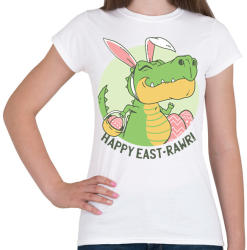 printfashion Happy East-rawr! - Női póló - Fehér (2399260)