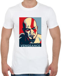 printfashion Kratos bosszúja - Férfi póló - Fehér (2369991)