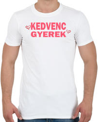 printfashion Kedvenc gyerek! - Férfi póló - Fehér (2409528)