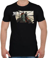 printfashion GTA intro - Férfi póló - Fekete (2381070)