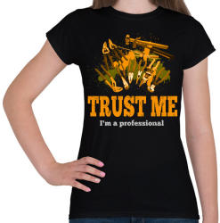 printfashion trust me - Női póló - Fekete (2371616)