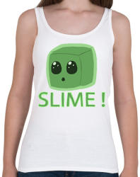 printfashion Minecraft Slime - Női atléta - Fehér (2318305)