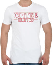 printfashion Coffee Things - Férfi póló - Fehér (2361778)