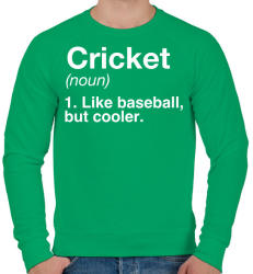 printfashion Cricket - Férfi pulóver - Zöld (2354654)