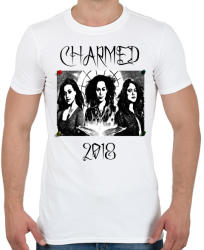 printfashion CHARMED 2018 draw - Férfi póló - Fehér (2328006)