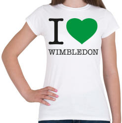 printfashion I love Wimbledon - Női póló - Fehér (2331108)