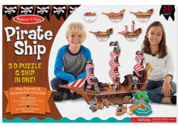 Melissa & Doug Kalózhajó 3D puzzle (9045)
