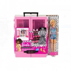 Mattel Barbie Dulapul suprem roz cu accesorii si papusa set de joaca GBK12