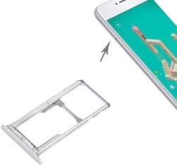 tel-szalk-017767 Meizu M3 Note ezüst SIM & SD kártya tálca (tel-szalk-017767)