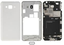 tel-szalk-018232 Samsung Galaxy Grand Prime G530 teljes burkolat (előlap, középső keret, hátlap) fehér (tel-szalk-018232)