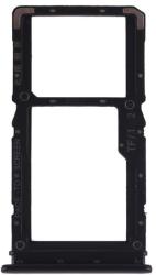 tel-szalk-018154 Xiaomi Redmi Note 7 / 7 Pro fekete SIM & SD kártya tálca (tel-szalk-018154)