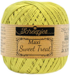 Scheepjes Maxi Sweet Treat 245 Green Yellow - sárgászöld pamut fonal