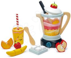 Tender Leaf Mixer din lemn Fruity Blender Tender Leaf Toys cu pahar, fructe și cuburi de gheață (TL8229)
