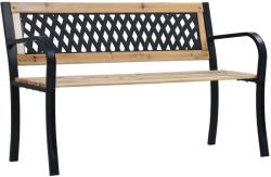 vidaXL Bancă de grădină, 120 cm, lemn (47944)