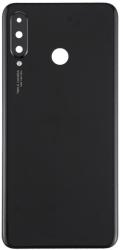 tel-szalk-018369 Huawei P30 Lite (24MP) fekete akkufedél, hátlap, hátlapi kamera lencse (tel-szalk-018369)