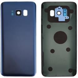 tel-szalk-018410 Samsung Galaxy S8 G950 kék akkufedél, hátlap, hátlapi kamera lencse (tel-szalk-018410)