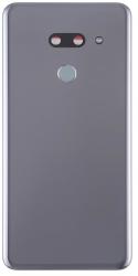 tel-szalk-018340 LG G8 ThinQ ezüst akkufedél, hátlap, hátlapi kamera lencse (tel-szalk-018340)