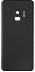 tel-szalk-018358 Samsung Galaxy S9 fekete akkufedél, hátlap, hátlapi kamera lencse (tel-szalk-018358)