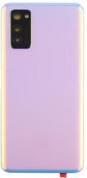  tel-szalk-018401 Huawei Honor V30 fehér akkufedél, hátlap, hátlapi kamera lencse (tel-szalk-018401)